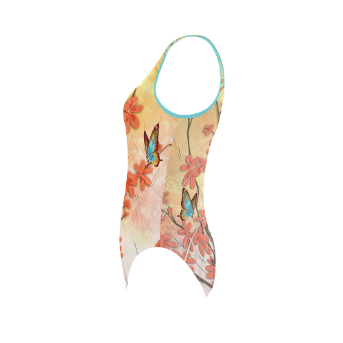 Ikebana Vest One Piece Swimsuit (Model S04)