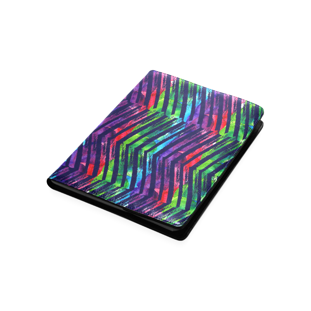 Colorful Oblique Lines Custom NoteBook B5