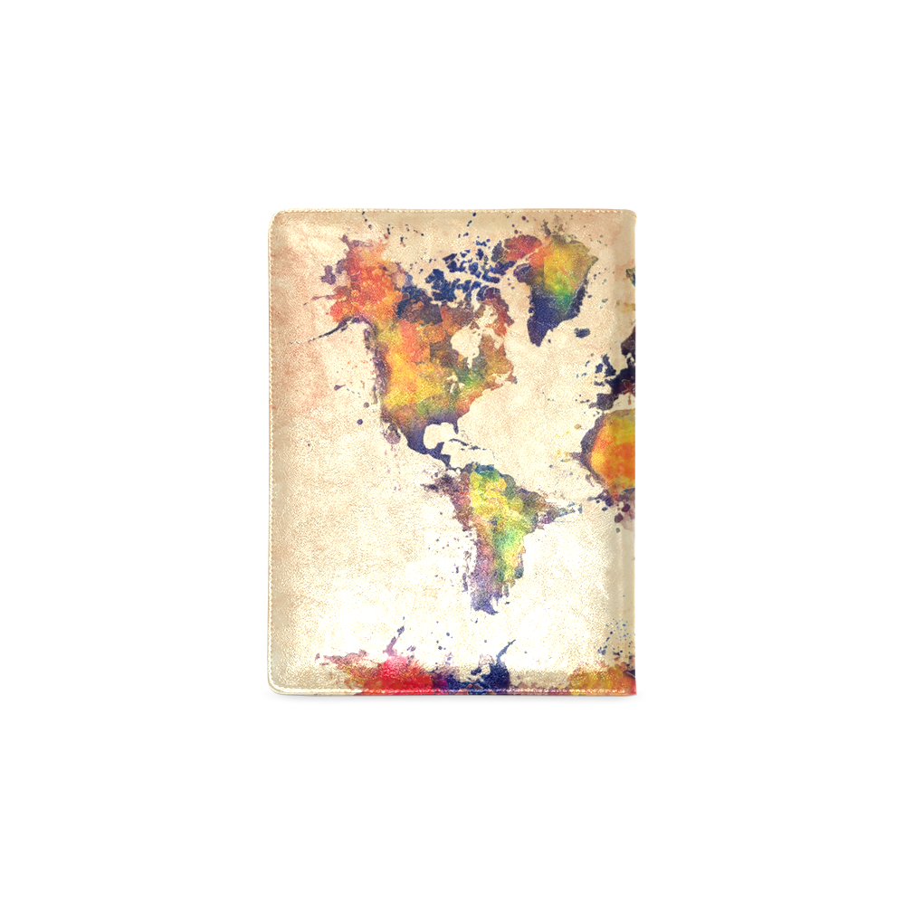 world map Custom NoteBook B5