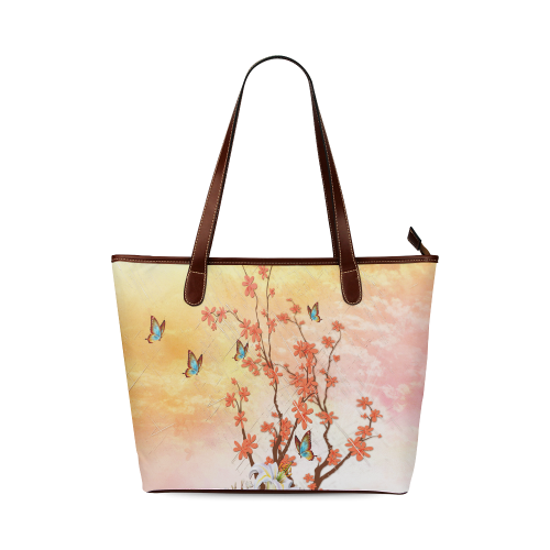 Ikebana show Shoulder Tote Bag (Model 1646)