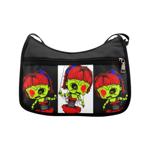 multi-zombie-girl Crossbody Bags (Model 1616)