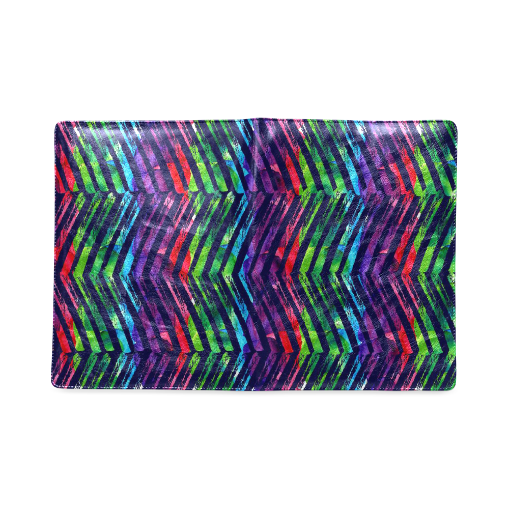 Colorful Oblique Lines Custom NoteBook B5