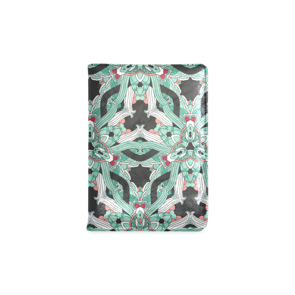 Zandine 0207 vintage green floral pattern Custom NoteBook A5