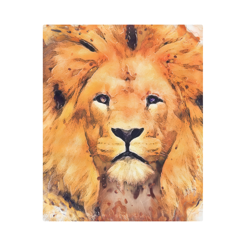 lion Duvet Cover 86"x70" ( All-over-print)
