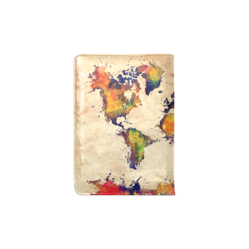 world map Custom NoteBook A5