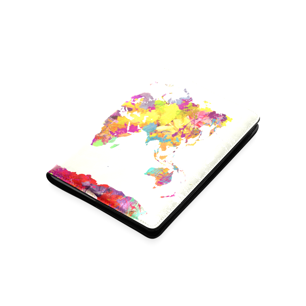 world map Custom NoteBook A5