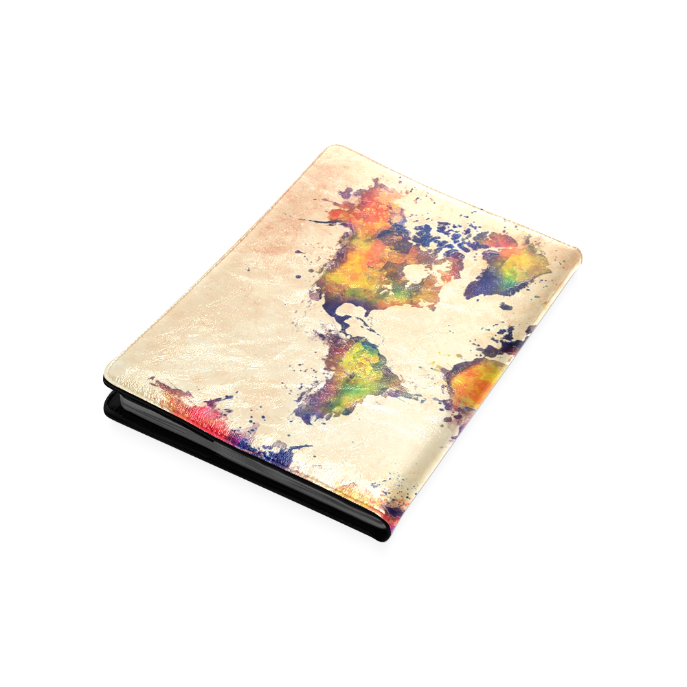 world map Custom NoteBook B5