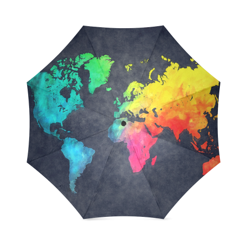 world map Foldable Umbrella (Model U01)