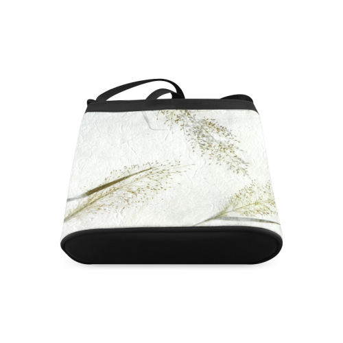 Dried Grass white Japanese paper Crossbody Bags (Model 1613)