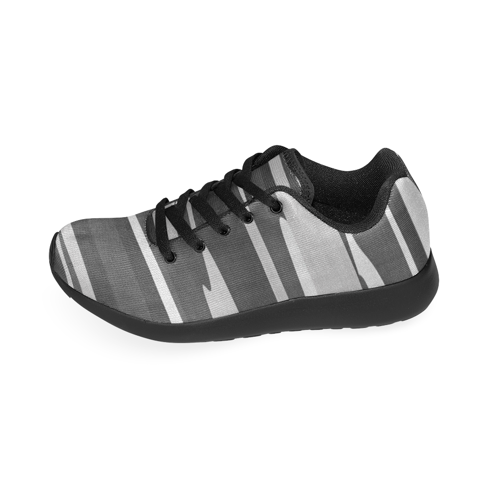 black and white camo 4 Women’s Running Shoes (Model 020)