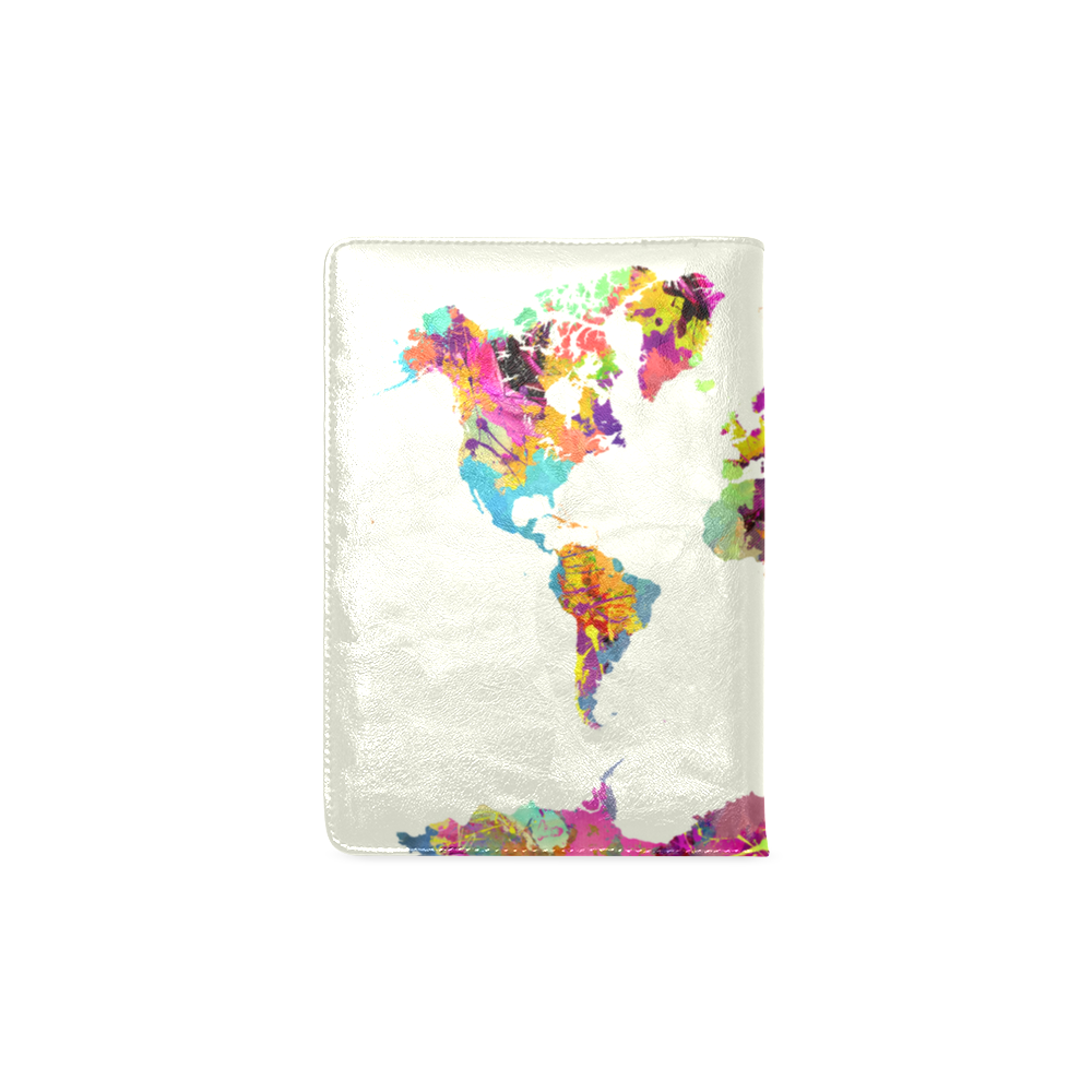 world map Custom NoteBook A5