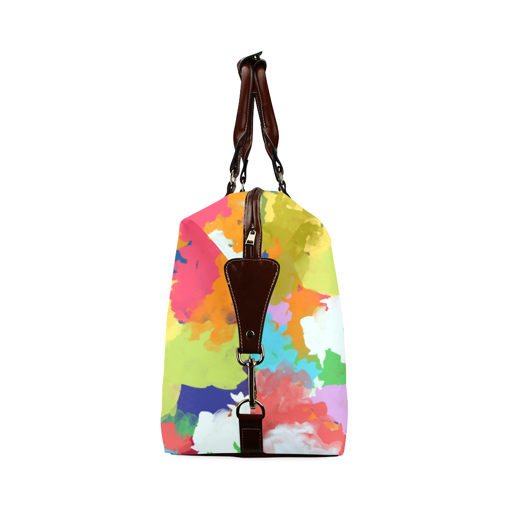 Summer Color Colorful Splash Design Classic Travel Bag (Model 1643)
