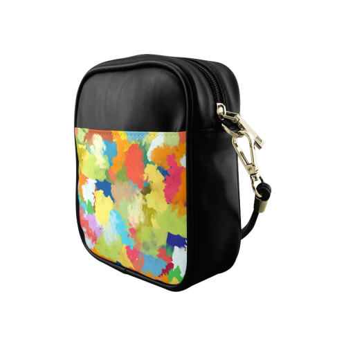 Summer Color Colorful Splash Design Sling Bag (Model 1627)