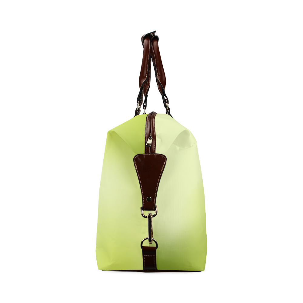 Spring Green Colour Gradient Design Classic Travel Bag (Model 1643)