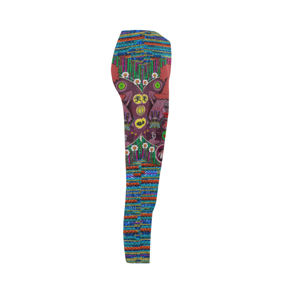 Peace In The Troll wood Capri Legging (Model L02)