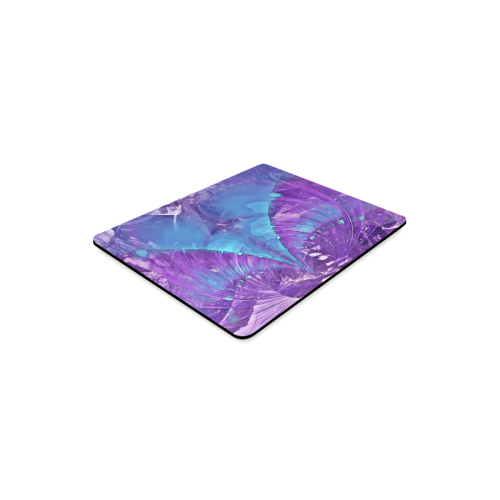 Abstract Fractal Painting - blue magenta pink Rectangle Mousepad