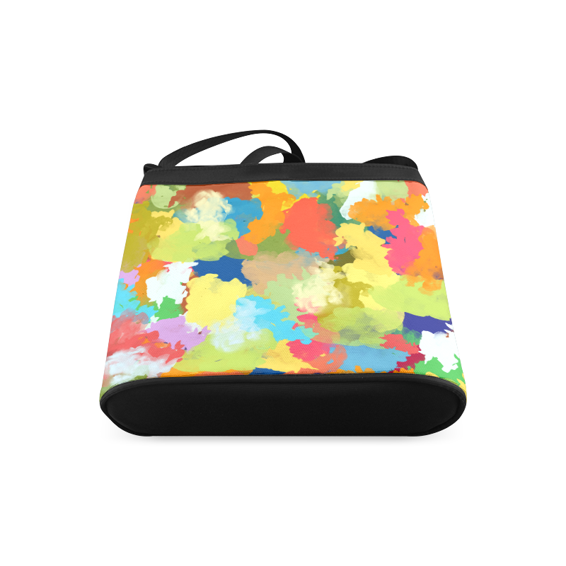 Summer Color Colorful Splash Design Crossbody Bags (Model 1613)