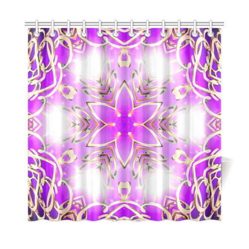 Guided Light Shower Curtain 72"x72"