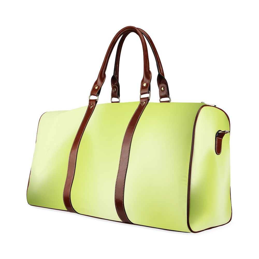 Spring Green Colour Gradient Design Waterproof Travel Bag/Small (Model 1639)