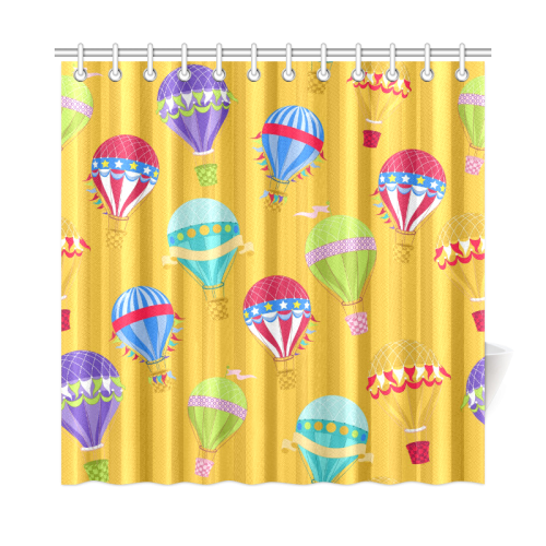 Hot Air Balloons 4 Shower Curtain 72 X72 Id D467835