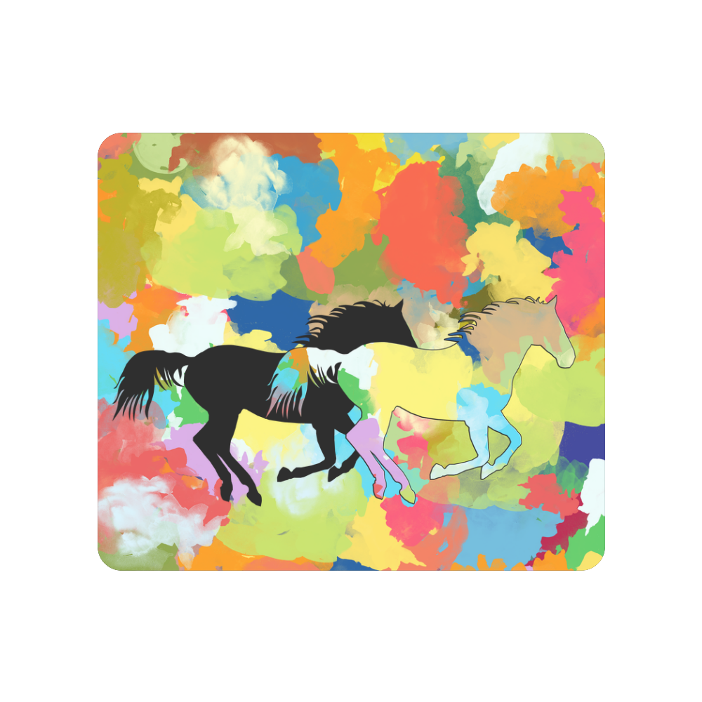 Horse Galloping out of Colorful Splash Men's Clutch Purse （Model 1638）