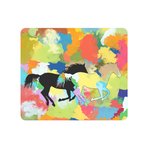 Horse Galloping out of Colorful Splash Men's Clutch Purse （Model 1638）
