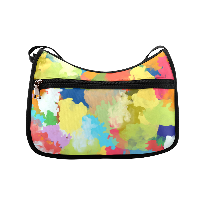 Summer Color Colorful Splash Design Crossbody Bags (Model 1616)