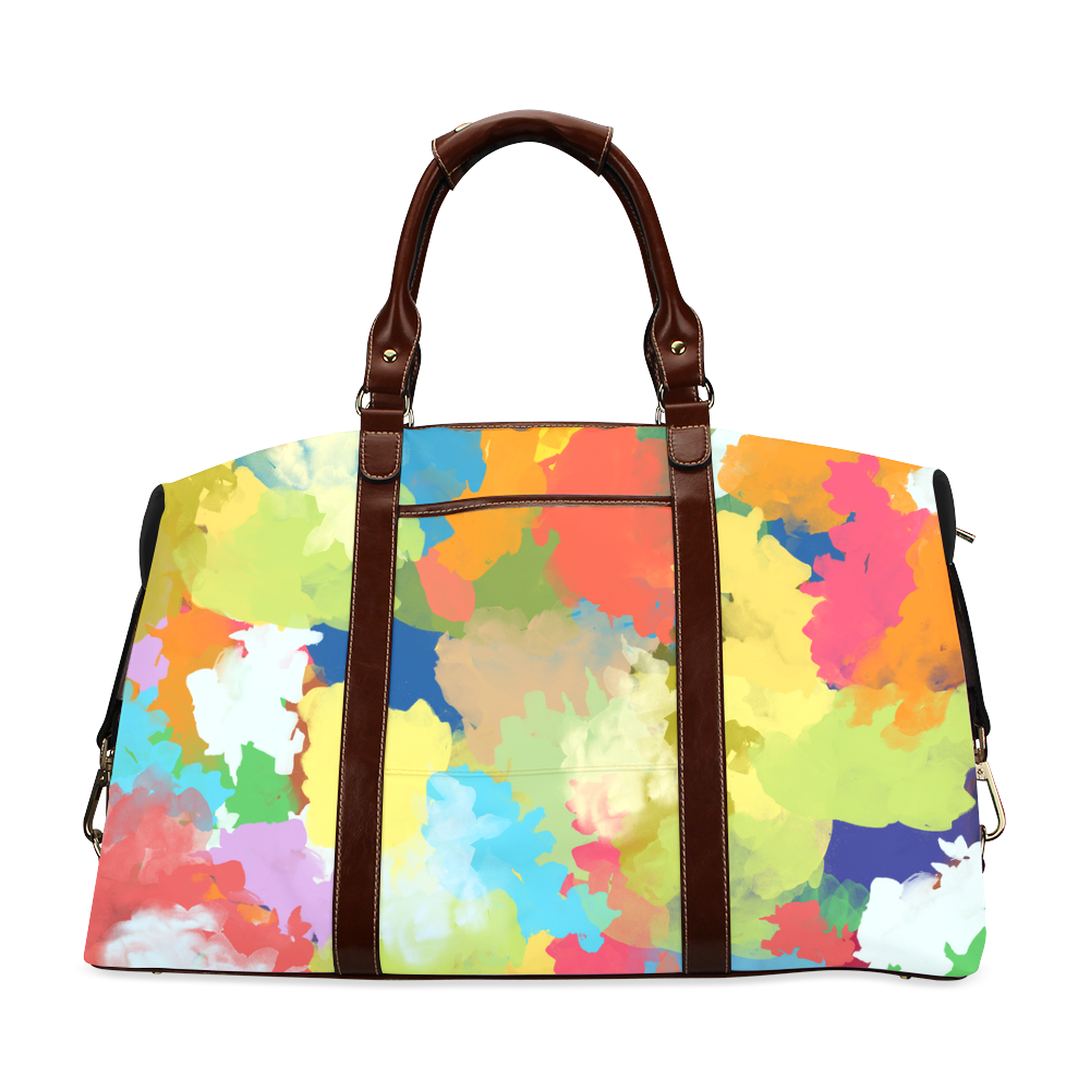 Summer Color Colorful Splash Design Classic Travel Bag (Model 1643)