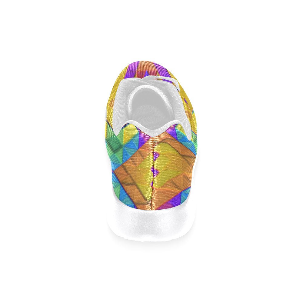 Colorful Geometry Women’s Running Shoes (Model 020)