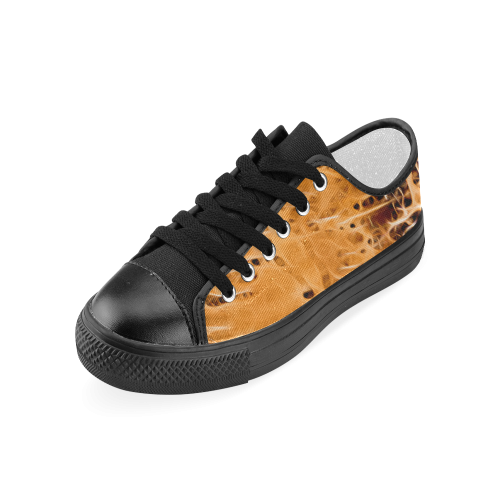 Bark Topaz Men's Classic Canvas Shoes (Model 018)