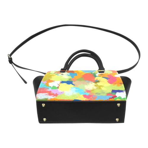 Summer Color Colorful Splash Design Classic Shoulder Handbag (Model 1653)