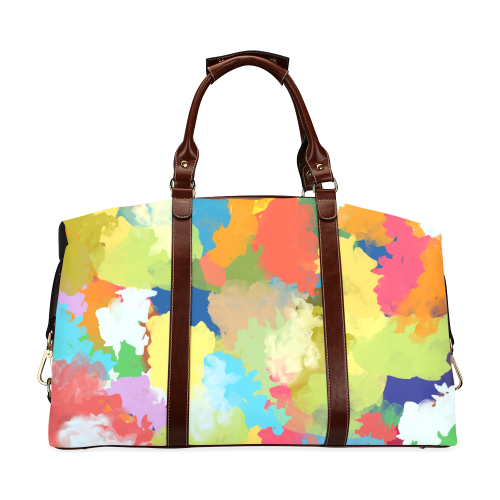 Summer Color Colorful Splash Design Classic Travel Bag (Model 1643)