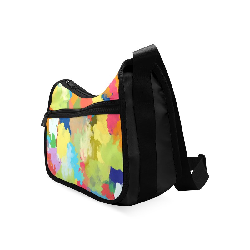 Summer Color Colorful Splash Design Crossbody Bags (Model 1616)