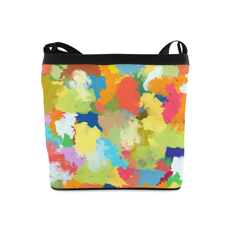 Summer Color Colorful Splash Design Crossbody Bags (Model 1613)