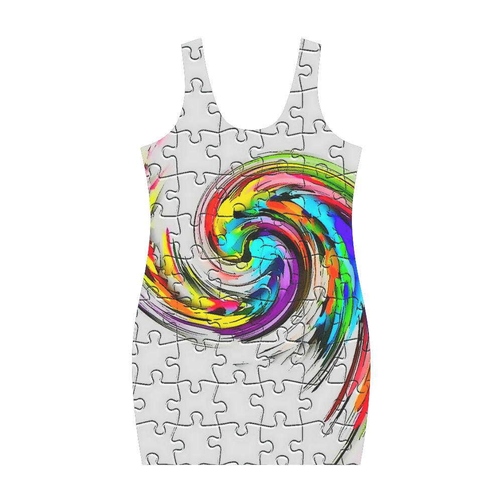 Puzzles Twister by Artdream Medea Vest Dress (Model D06)