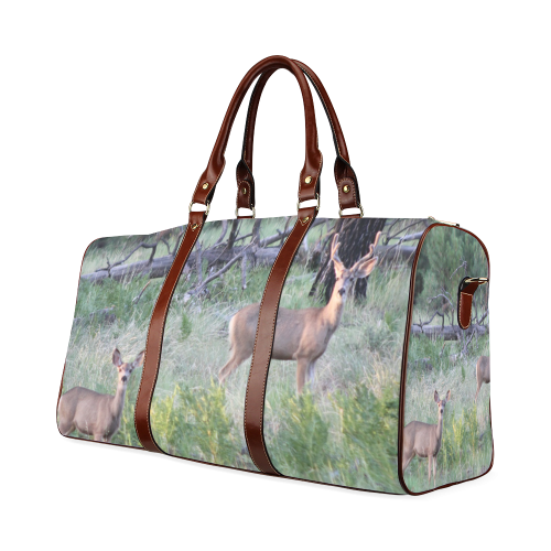 Deer Travel Bag by Martina Webster Waterproof Travel Bag/Small (Model 1639)