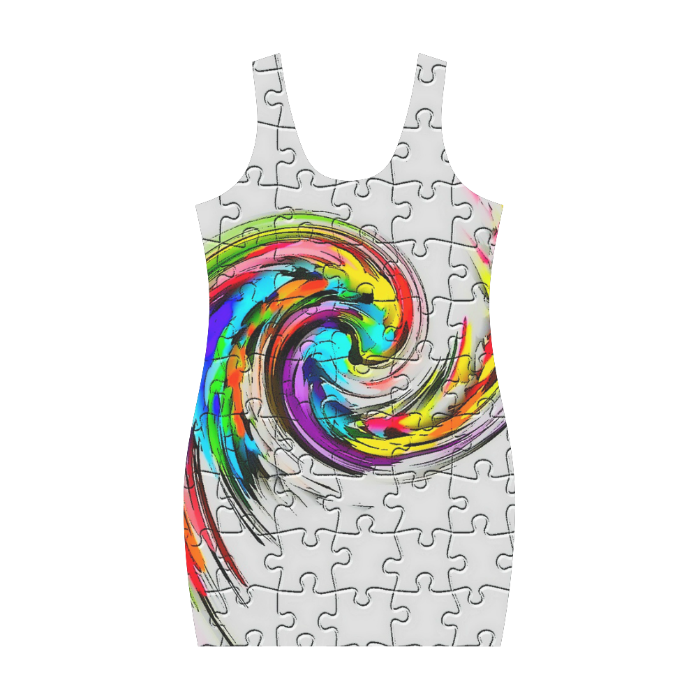 Puzzles Twister by Artdream Medea Vest Dress (Model D06)