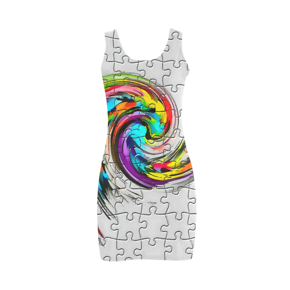 Puzzles Twister by Artdream Medea Vest Dress (Model D06)