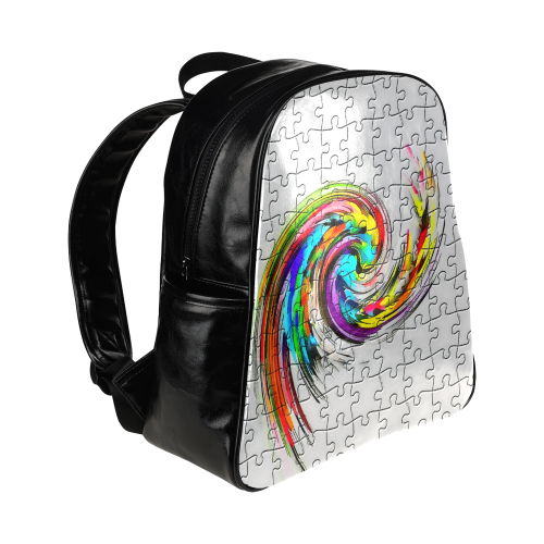 Puzzles Twister by Artdream Multi-Pockets Backpack (Model 1636)