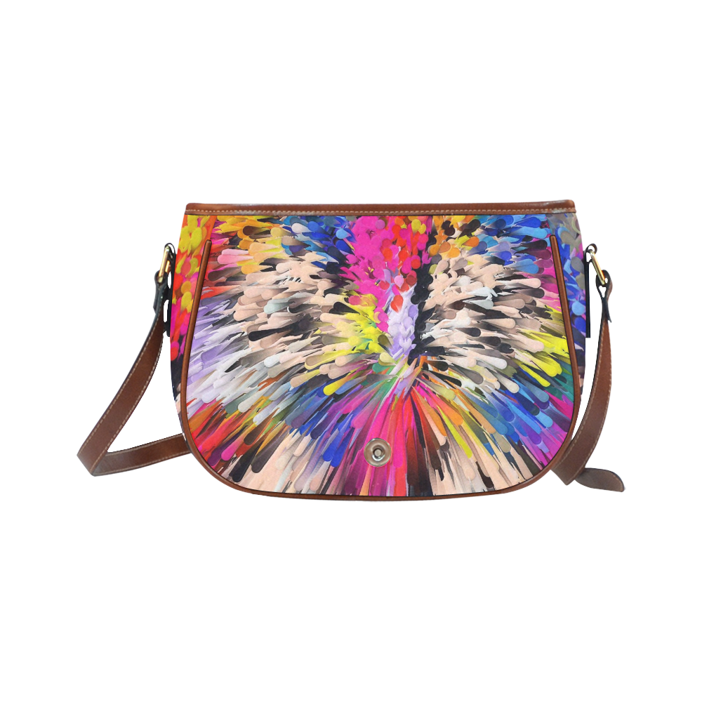 Art of Colors by ArtDream Saddle Bag/Small (Model 1649) Full Customization
