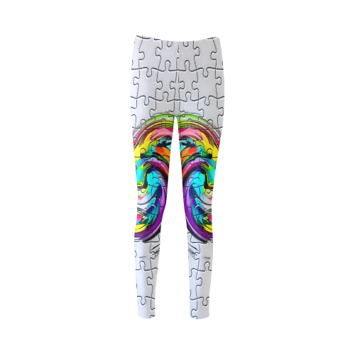 Puzzles Twister by Artdream Cassandra Women's Leggings (Model L01)