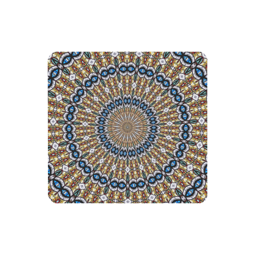 Stained Glass Kaleidoscope Mandala Abstract 6 Women's Clutch Wallet (Model 1637)