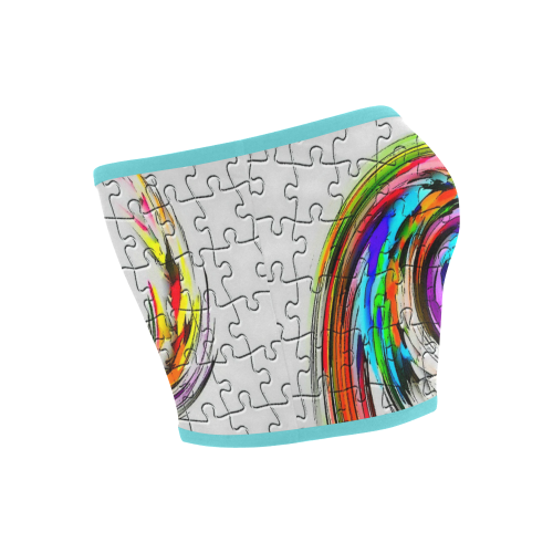 Puzzles Twister by Artdream Bandeau Top