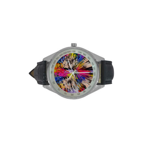 Art of Colors by ArtDream Men's Leather Strap Analog Watch(Model 209)
