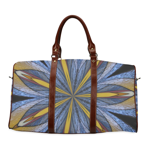 Stained Glass Kaleidoscope Mandala Abstract 4 Waterproof Travel Bag/Small (Model 1639)