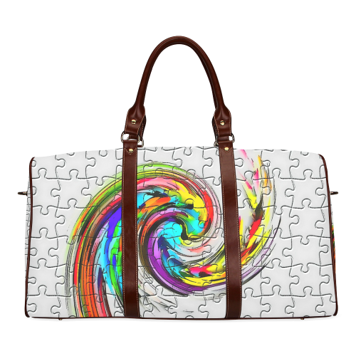 Puzzles Twister by Artdream Waterproof Travel Bag/Small (Model 1639)