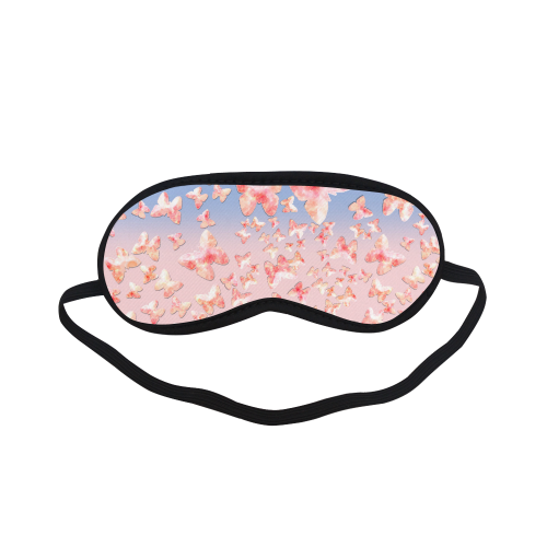 Pink Butterflies Sleeping Mask