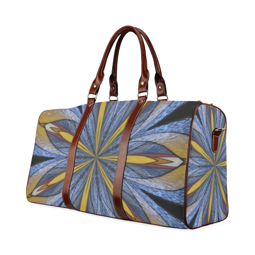 Stained Glass Kaleidoscope Mandala Abstract 4 Waterproof Travel Bag/Small (Model 1639)