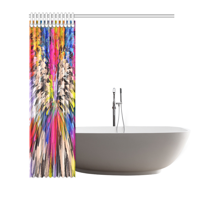 Art of Colors by ArtDream Shower Curtain 72"x72"