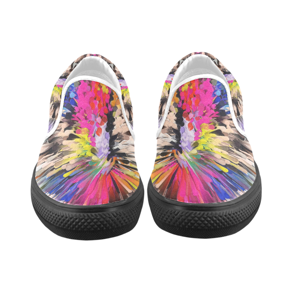 Art of Colors by ArtDream Women's Unusual Slip-on Canvas Shoes (Model 019)